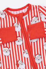 Angel Dear ADF26 2 Way Zipper Romper Vintage Santa Stripe