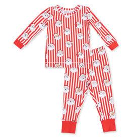 Angel Dear Loungewear Vintage Santa Stripe