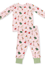 Angel Dear ADF26 Loungewear Christmas Dogs PINK