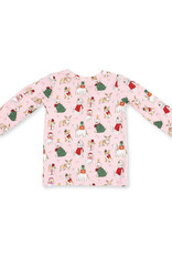 Angel Dear ADF26 Loungewear Christmas Dogs PINK