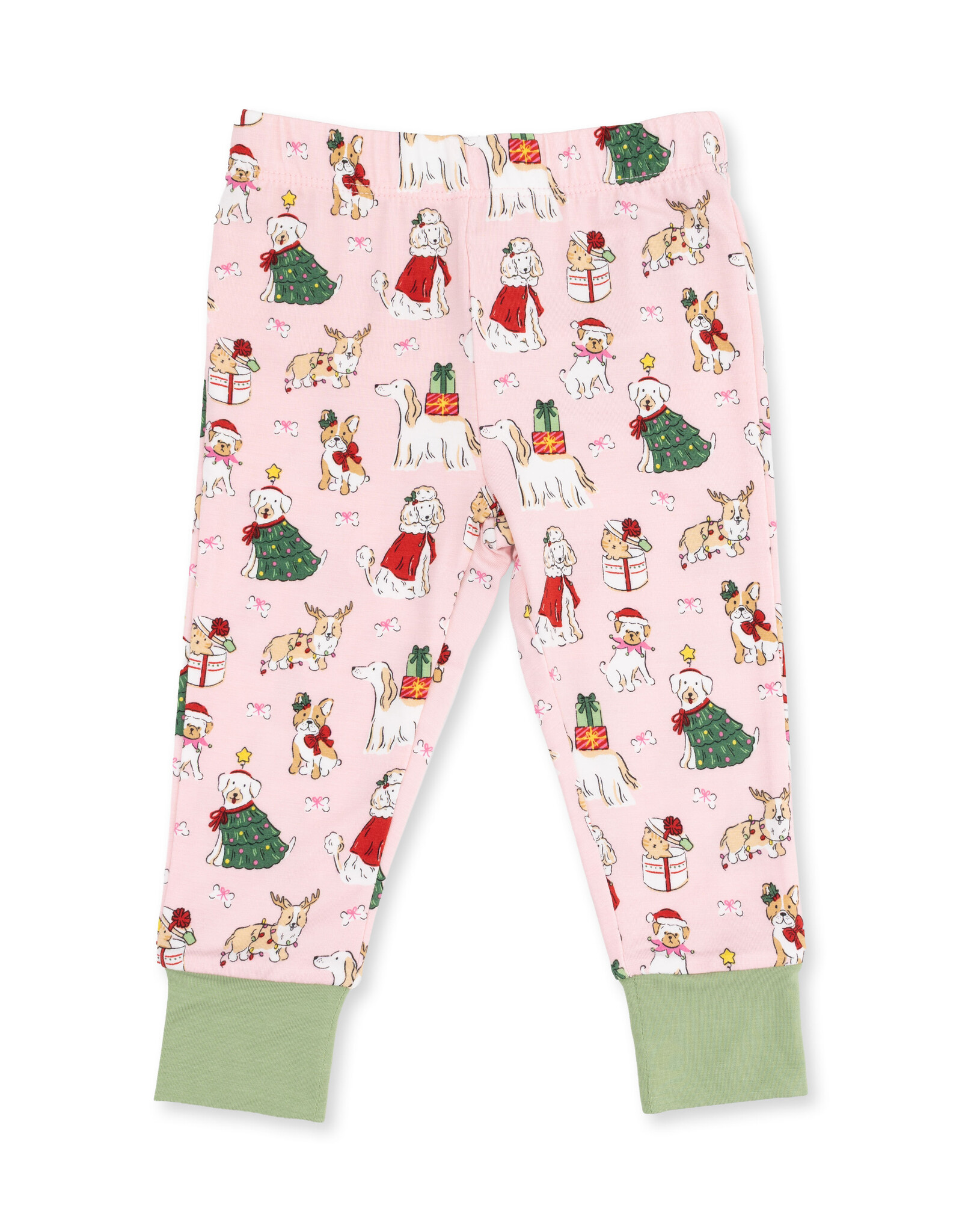 Angel Dear ADF26 Loungewear Christmas Dogs PINK