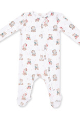 Angel Dear ADF26 2 Way Zipper Footie Christmas Teddy Bears