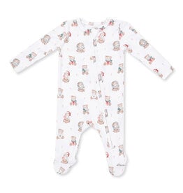 Angel Dear 2 Way Zipper Footie Christmas Teddy Bears
