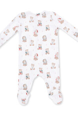 Angel Dear ADF26 2 Way Zipper Footie Christmas Teddy Bears