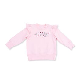 Angel Dear Christmas Lights Merry Ruffle Sweatshirt