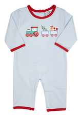 Three Sisters 822 Christmas Train Romper