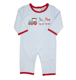 Three Sisters Christmas Train Romper