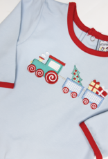 Three Sisters 822 Christmas Train Romper