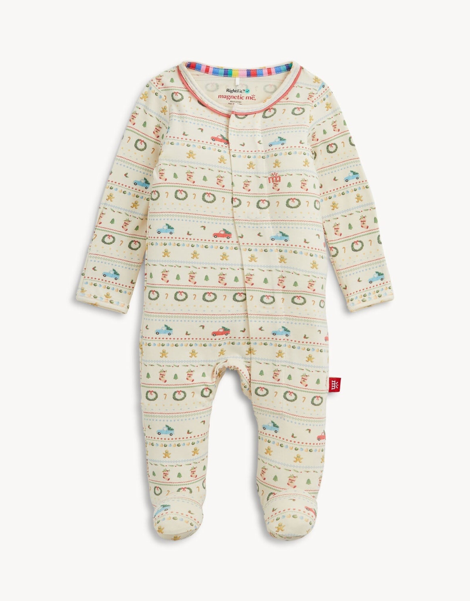 Magnetic Me MM Modal Footie Traditional Christmas