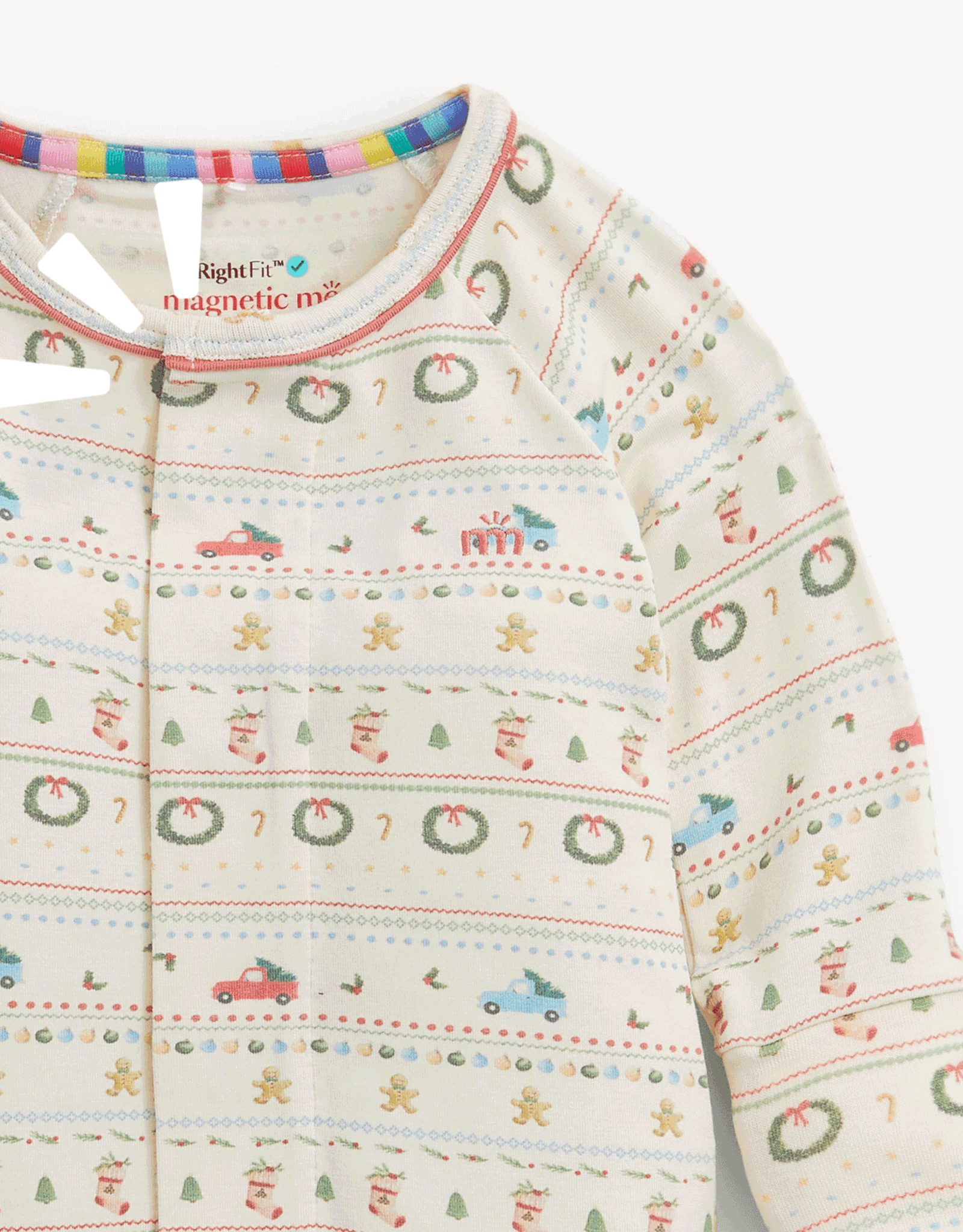 Magnetic Me MM Modal Footie Traditional Christmas