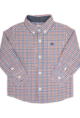 South Bound SBound Dress Shirt 4385 Blue/Red Check