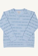 TBBC Cassidy Crewneck Blue Choo Choo