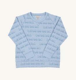 TBBC Cassidy Crewneck Blue Choo Choo