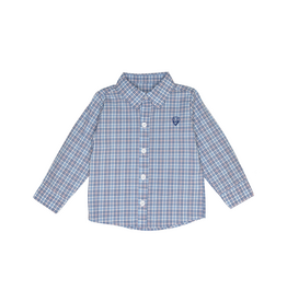 Millie Jay Button Down Shirt Blue Plaid