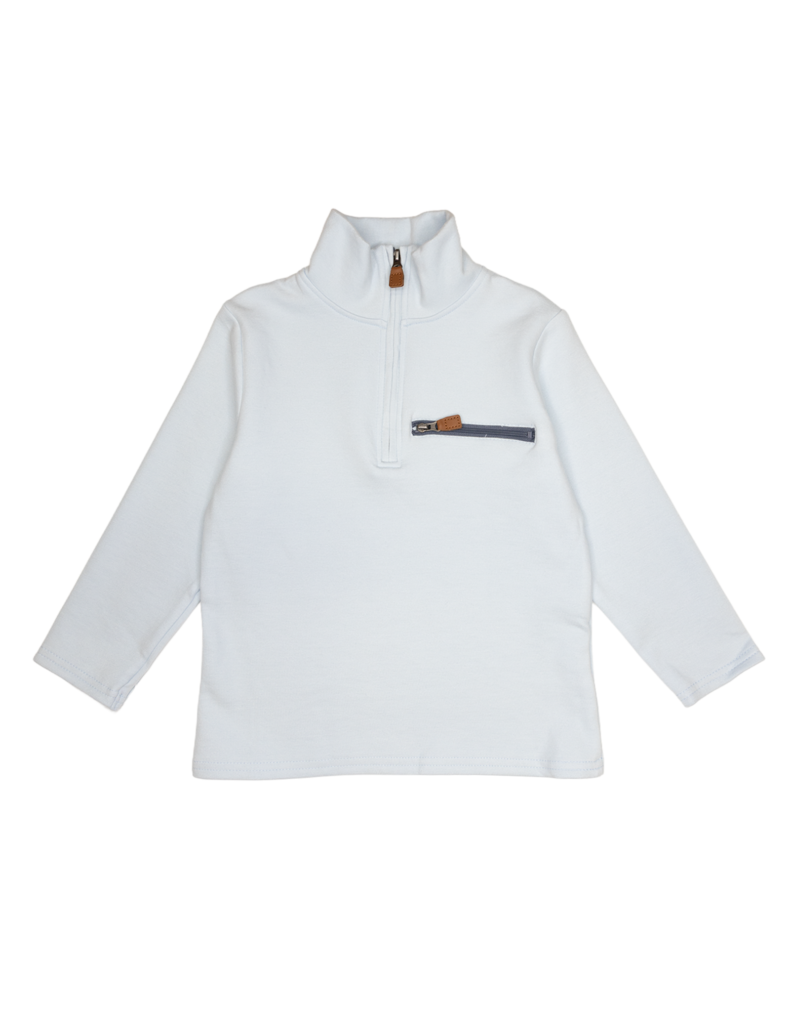 Millie Jay 665 Kingston 1/4 Zip Pullover Lt. Blue