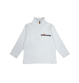 Millie Jay Kingston 1/4 Zip Pullover Light Blue