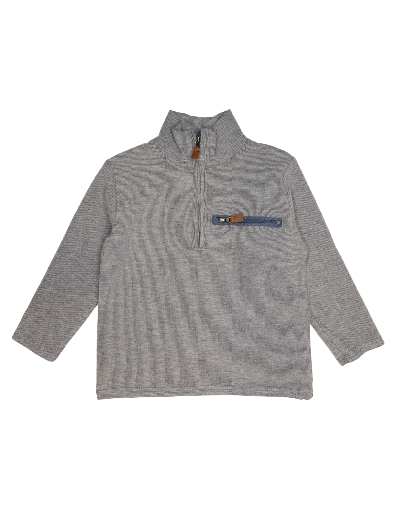 Millie Jay 667 Kingston 1/4 Zip Pullover Grey