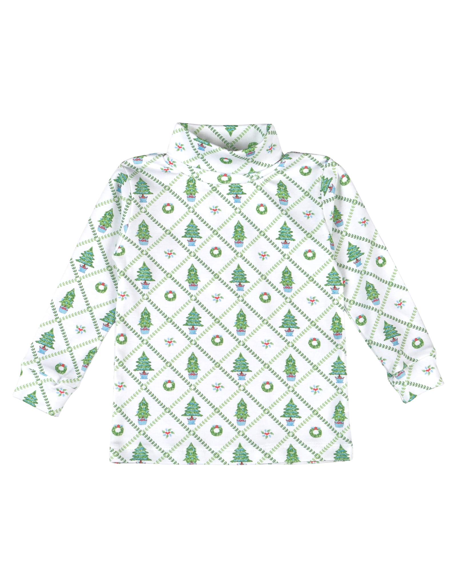 Baby Loren TRE-010 Blue Tree Turtleneck