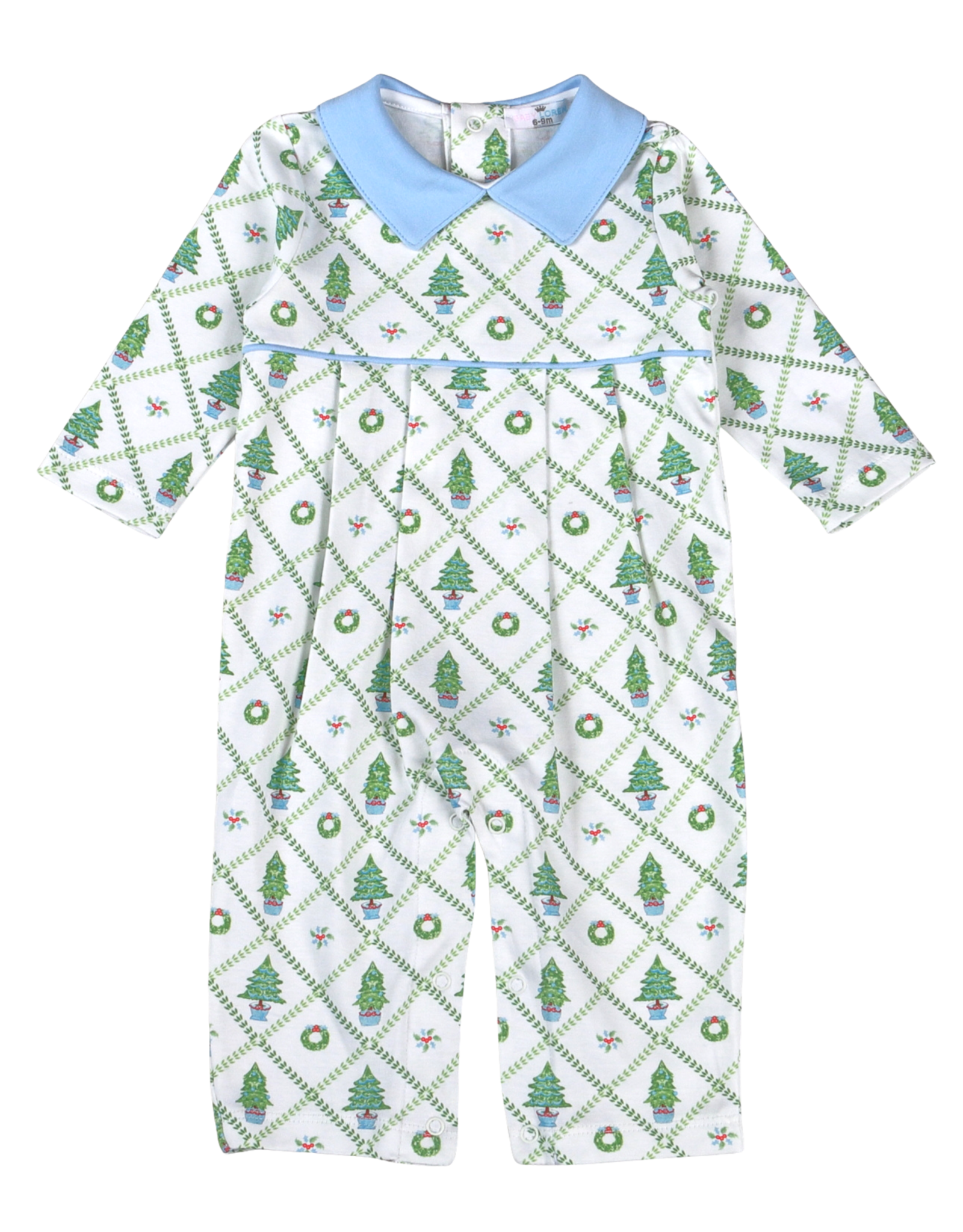 Baby Loren TRE-034 Blue Tree Romper