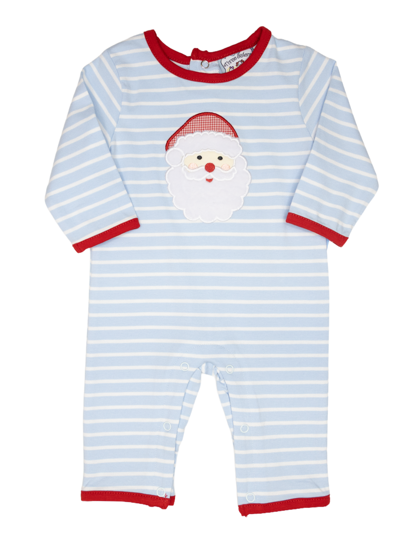 Three Sisters 819 Santa Applique Romper
