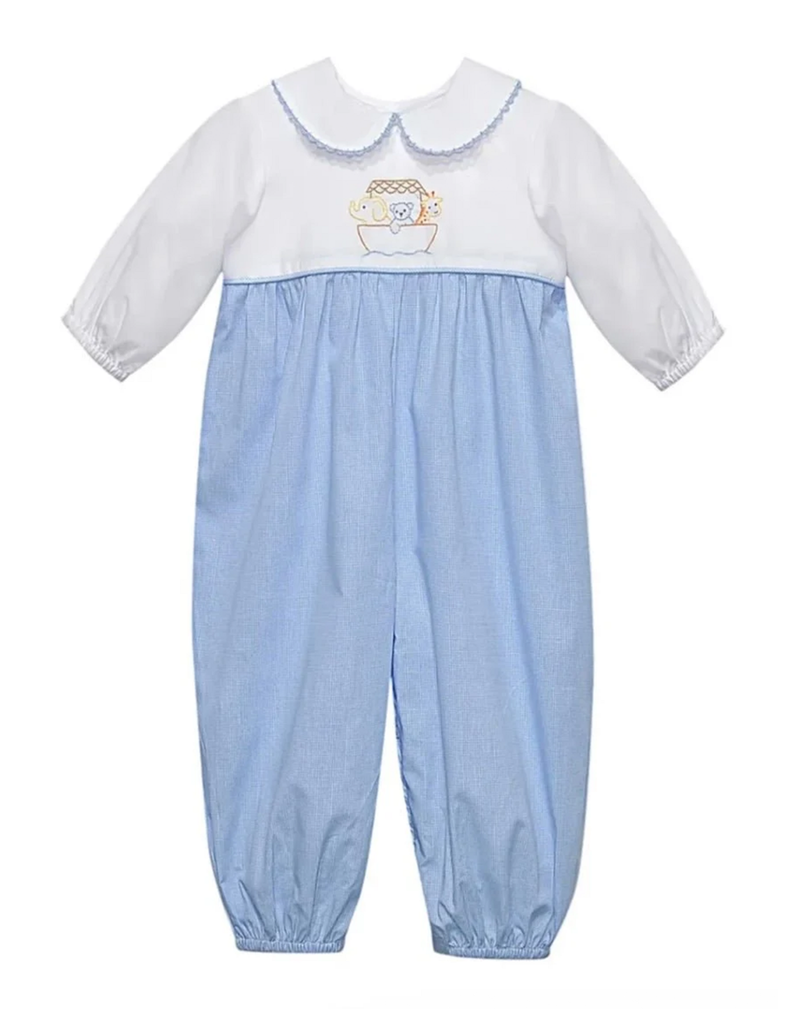 Baby Sen 129 Noah Ark Romper BLUE