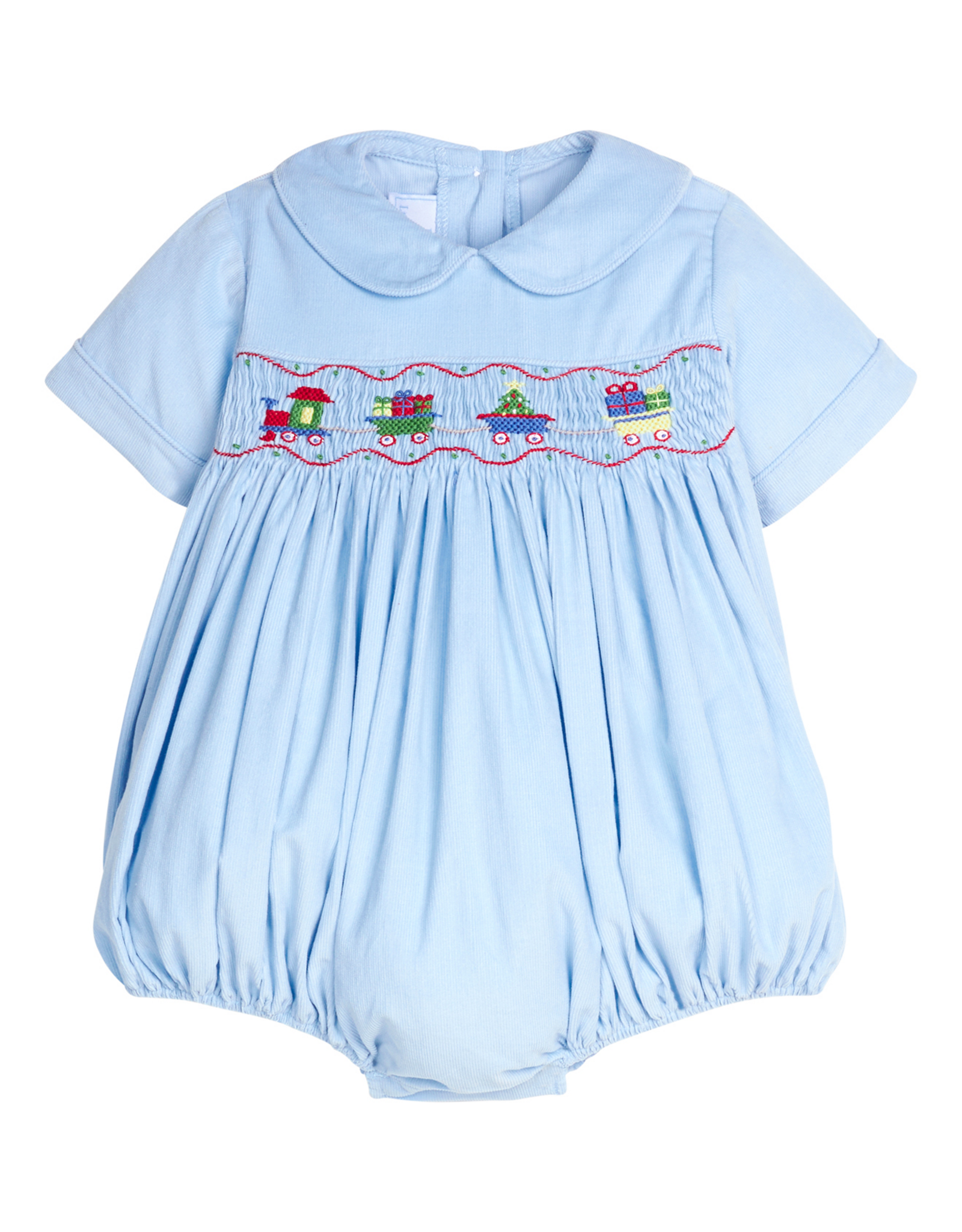 Little English LEF26 Smocked Bubble Holiday Train