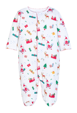 Little English LEF26 Printed Footie Vintage Christmas