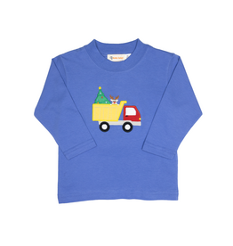 Luigi Long Sleeve Shirt Chambray Dump Truck Tree