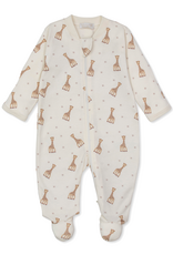 Kissy Kissy Sophie La Giraffe Zip Footie Ecru