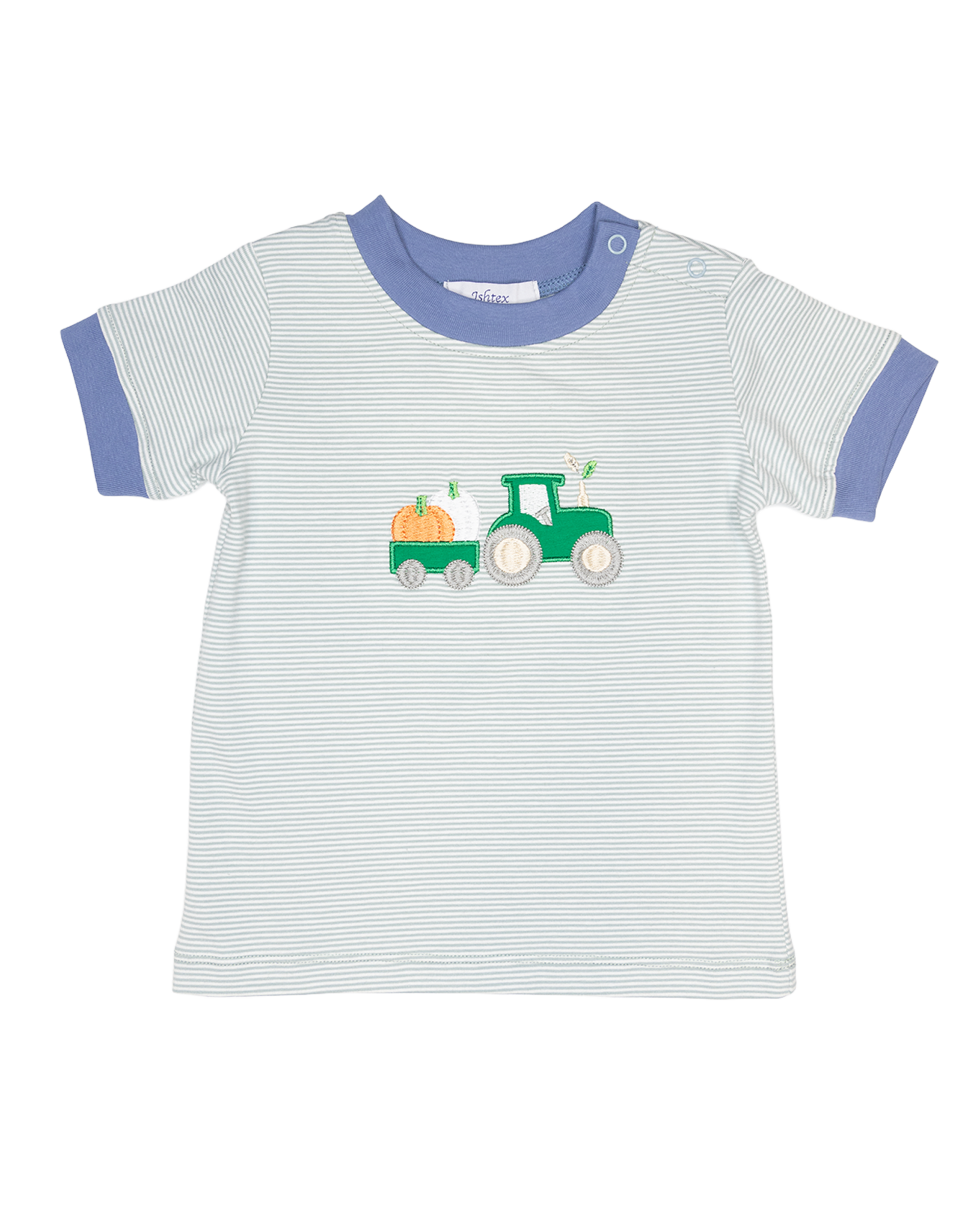 Ishtex 6F084 Pumpkin Applique Shirt