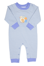 Ishtex 6F100 Turkey Applique Boy Romper