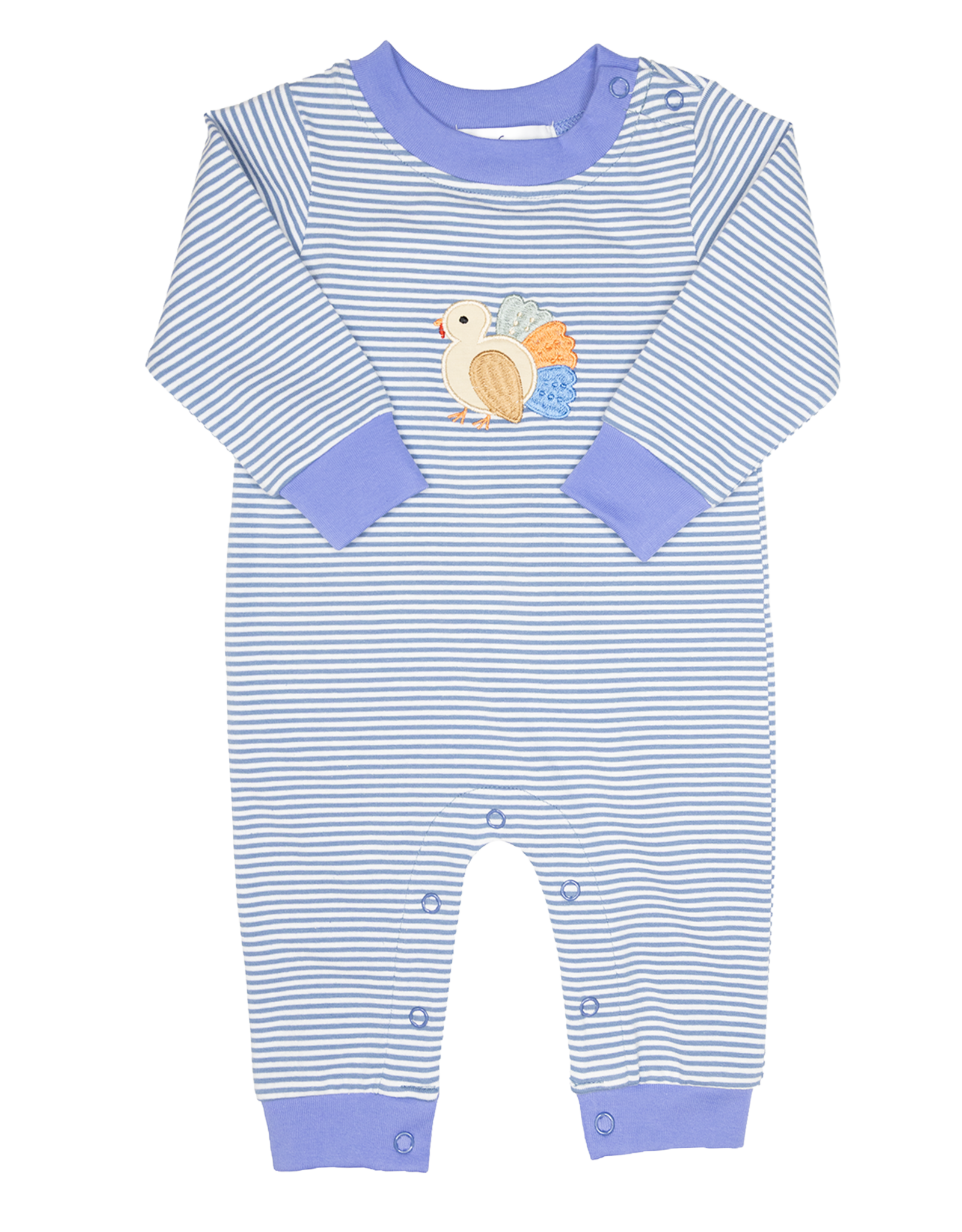 Ishtex 6F100 Turkey Applique Boy Romper