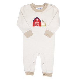 Ishtex Farm Applique Boy Romper