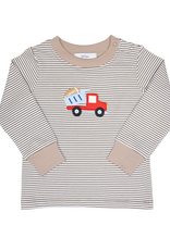 Ishtex 6F089 Dumptruck Applique Shirt