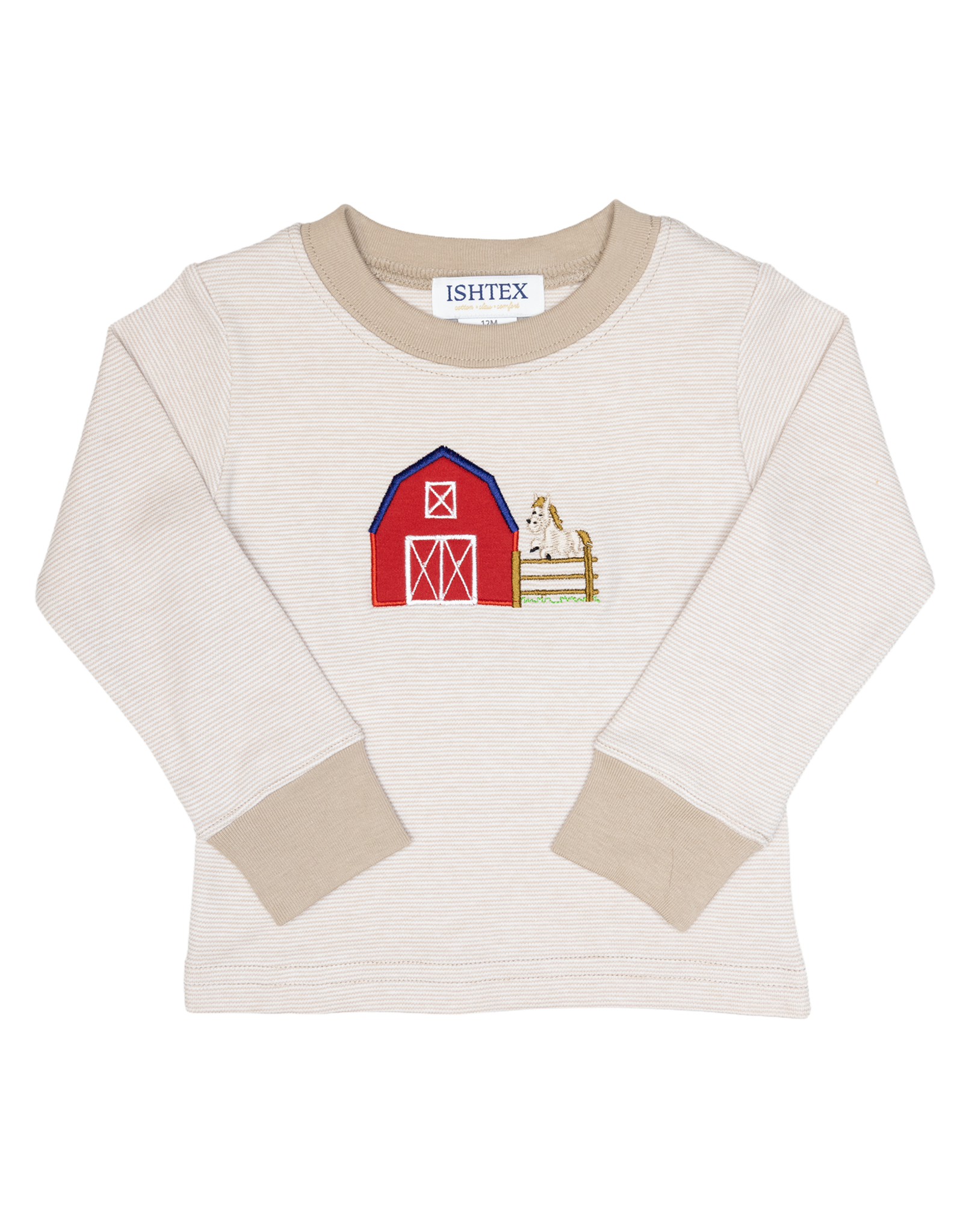 Ishtex 6F145 Farm Applique Shirt