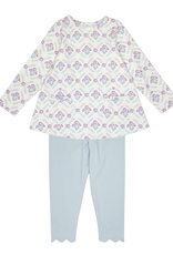 Ishtex 6F096 mum Flower Legging Set