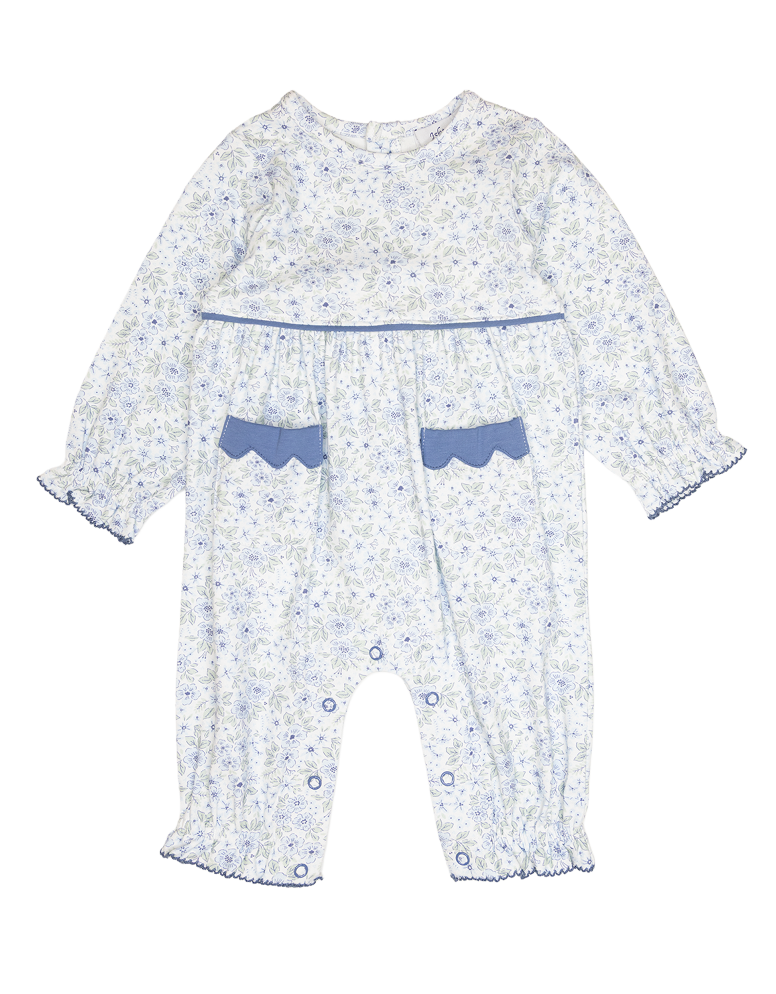 Ishtex 6F090 Ditsy Flower Romper