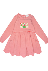 Ishtex 6F159 Holiday Dog Trio Dress