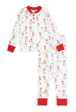 Ishtex 6F187 Santa Paws PJ Set