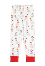 Ishtex 6F187 Santa Paws PJ Set