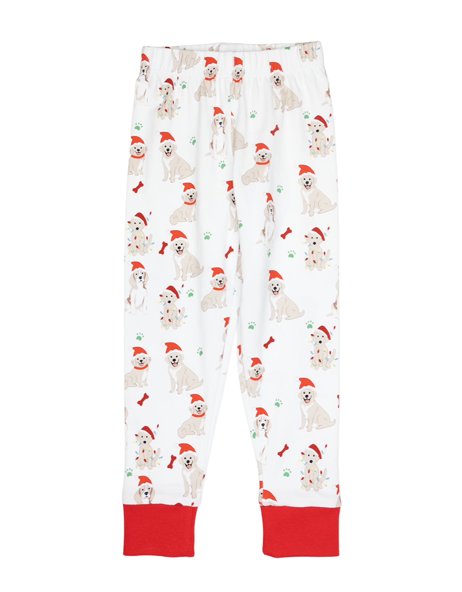Ishtex 6F187 Santa Paws PJ Set