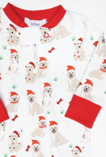Ishtex 6F185 Santa Paws Playsuit