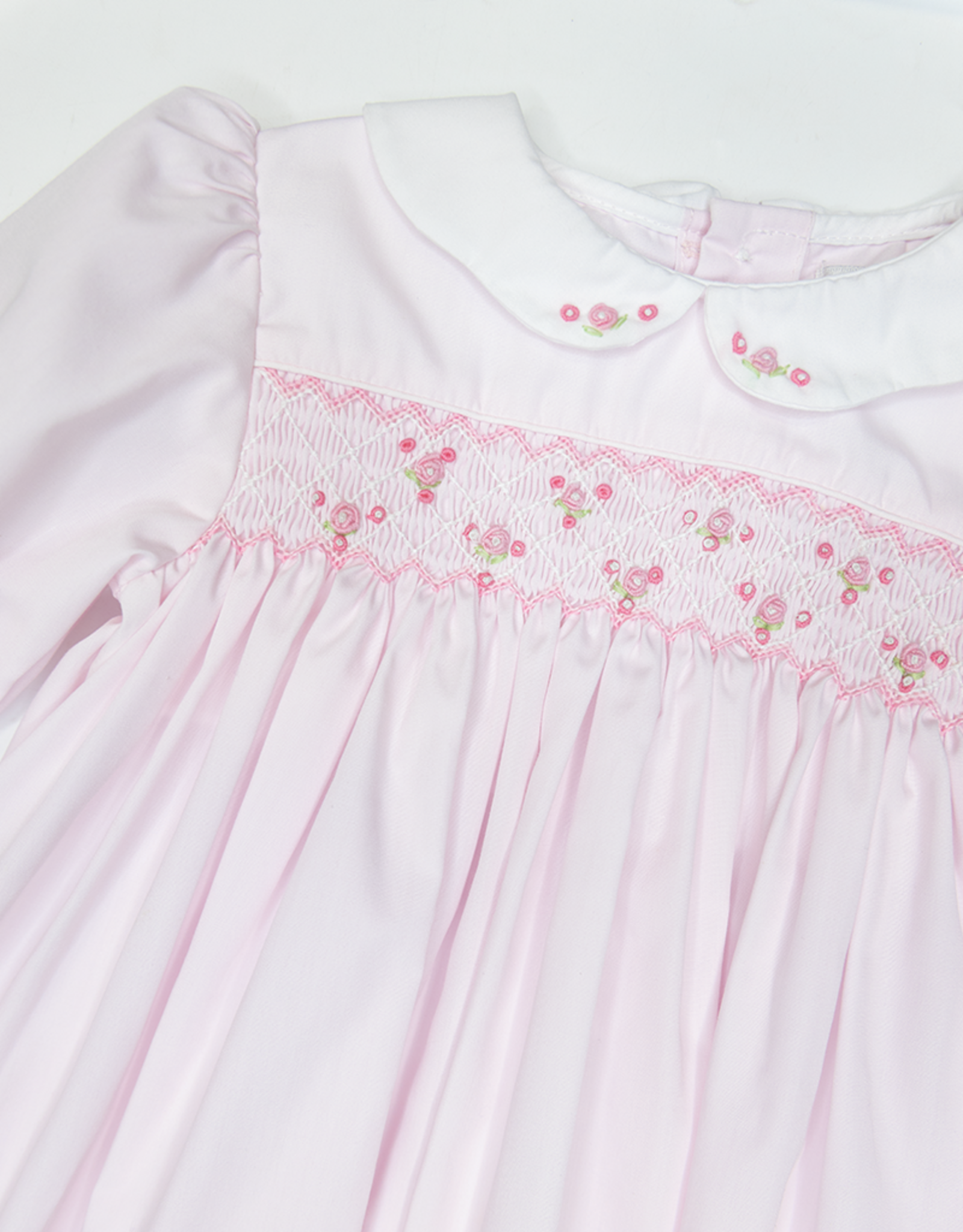 Petit Ami 1/2/3/4333  Pink Smocked Dress