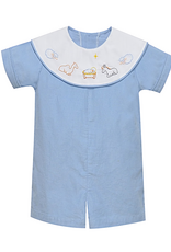Remember Nguyen 2001R Blue Nativity Romper