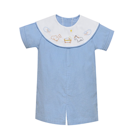 Remember Nguyen Blue Nativity Romper