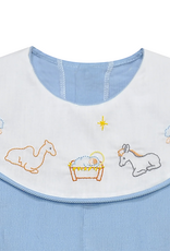 Remember Nguyen 2001R Blue Nativity Romper