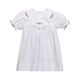 Remember Nguyen White Christmas Bow Dress