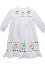 Remember Nguyen CG-CW White Clementine Christmas Wreath Dress