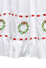 Remember Nguyen CG-CW White Clementine Christmas Wreath Dress