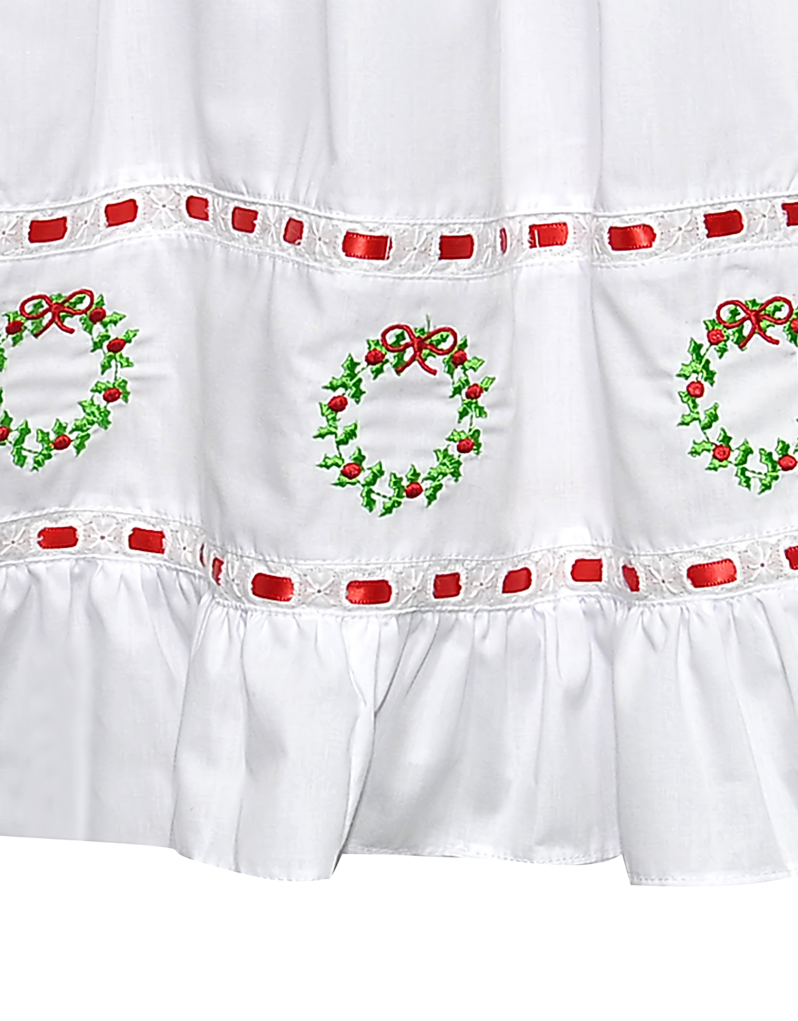 Remember Nguyen CG-CW White Clementine Christmas Wreath Dress